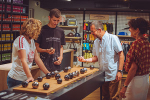 Boule or pétanque, as it is called in France, is a popular sport in Germany's neighboring country.